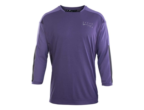 Jerseys ION Scrub Amp Bat 3/4 Manga Jersey Roxo L Homem