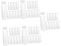 Juego De 50 Tubos Para Guardar Monedas, Pequeños Soportes De Plástico Para Exhibición.