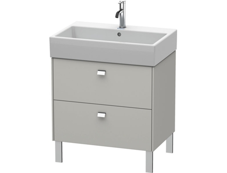 Mueble de aseo DURAVIT Brioso de pie 68,4 x 45,9 cm 2 extraíbles extraíble superior incl. hueco para sifón y delantal para lavabo Vero Air 23507
