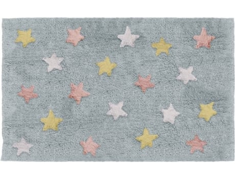 Alfombra NAF NAF Rectangular Stars Rosa (100 x 150 cm)