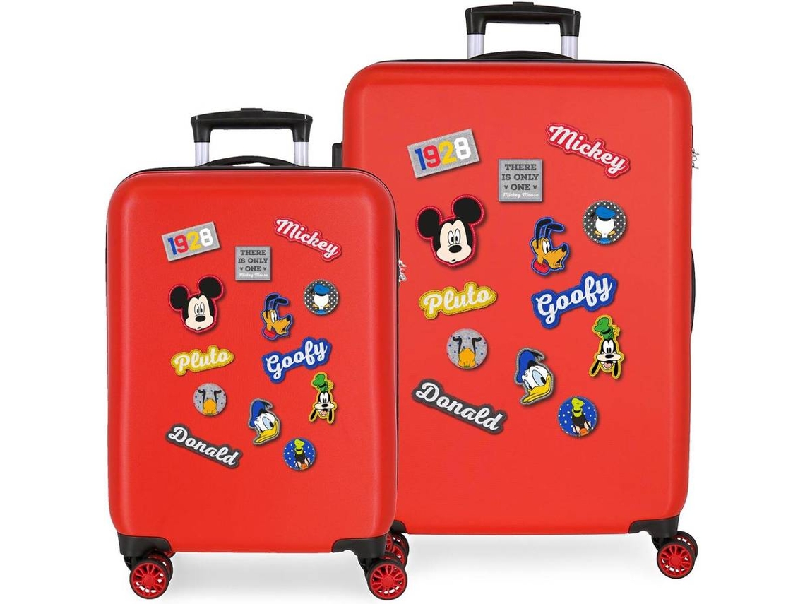de Maletas Cabina DISNEY Characters 55 y 68cm Rojas | Worten.es