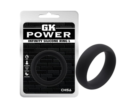 Anillo para El Pene Infinity Silicona L Negro CHISA