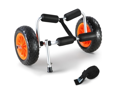 Vevor Carro Plegable para Canoa Kayak Carro de Transporte de Barco 250 Libras con Ruedas de 10 Pulgadas