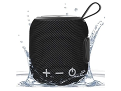 Altavoz Bluetooth portátil, altavoz inalámbrico de doble emparejamiento, mini altavoz Bluetooth 5.0 negro Chennnls