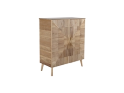 Aparador Paulownia Mdf Marron Claro 100x44x118cm