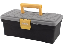 Caja De Almacenamiento De Herramientas De Plástico De Doble Capa Con Un Cierre.
