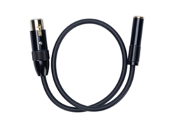 Cabo Xlr Fêmea Para 6.35mm Fêmea Balançado 1/4 Polegada Para Microfones Mesas Amplificadores