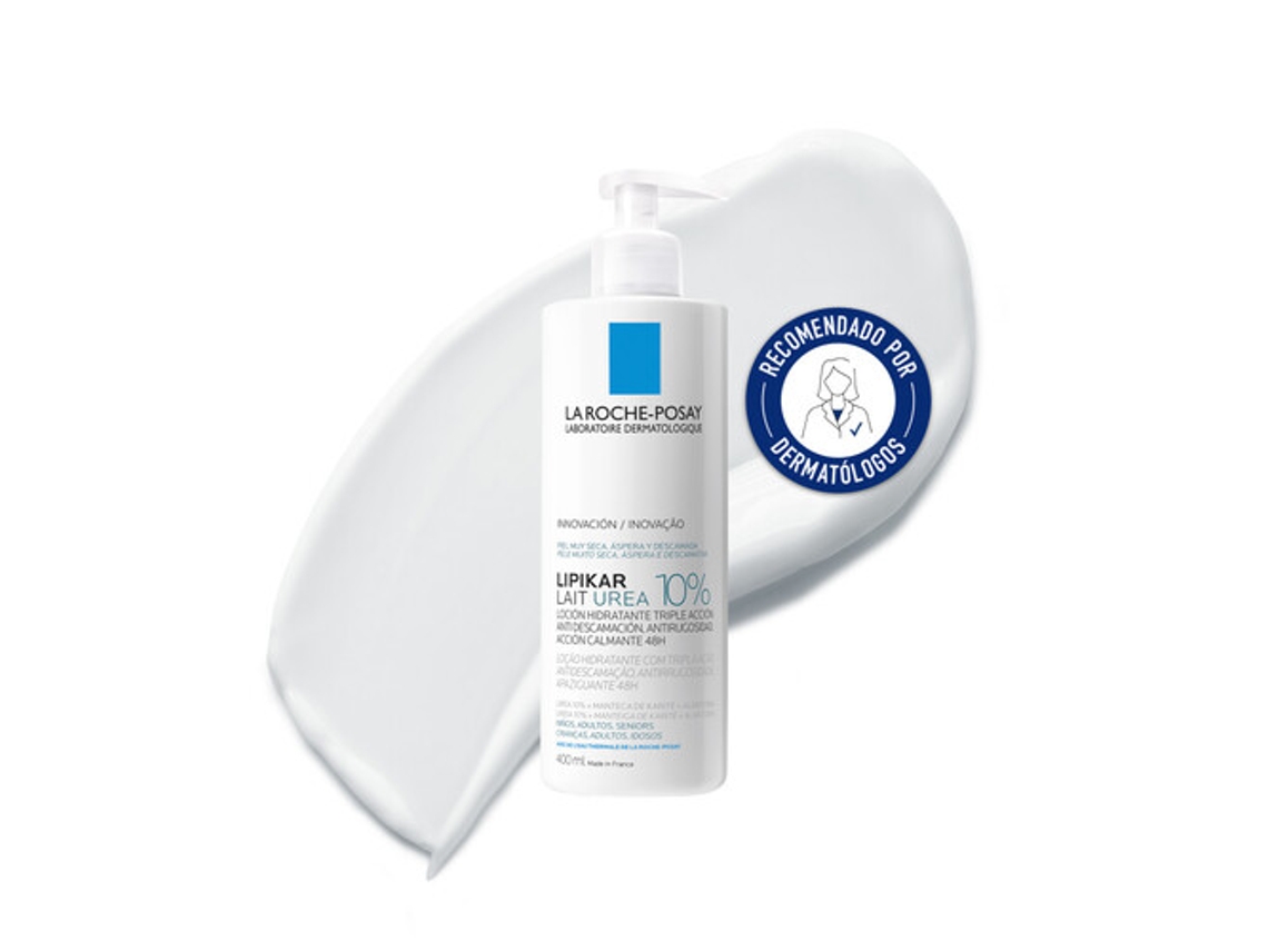 Loción Corporal Lipikar Lait Urea 10 LA ROCHE POSAY 400 Ml