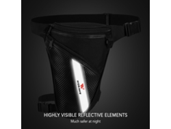Bolsa Reflectante Multifuncional Para Pierna, Ideal Para Motociclismo, Ciclismo Y Actividades Al Aire Libre. Mochila Para La Cintura Y El Muslo.