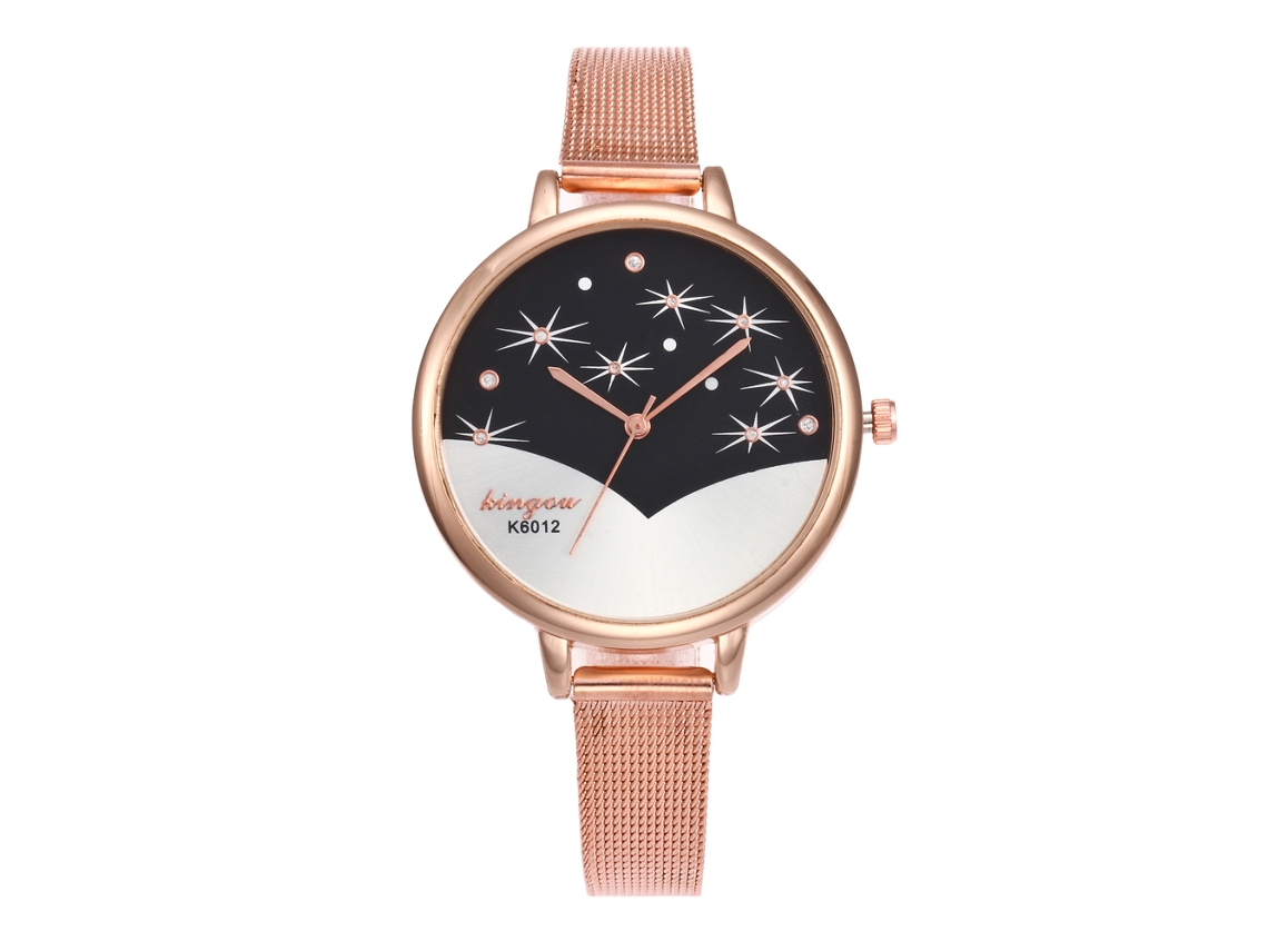 Reloj De Pulsera De Cuero De Moda Para Mujeres, Niñas Y Damas (morado)