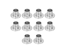 Soporte para varillas de acero inoxidable para armarios Φ19 | Sin marca