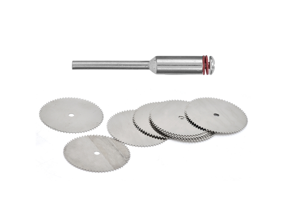 10 Piezas De Accesorios De Hojas De Sierra Circular De Acero Inoxidable Para Amoladora Angular Eléctrica De 22 Mm