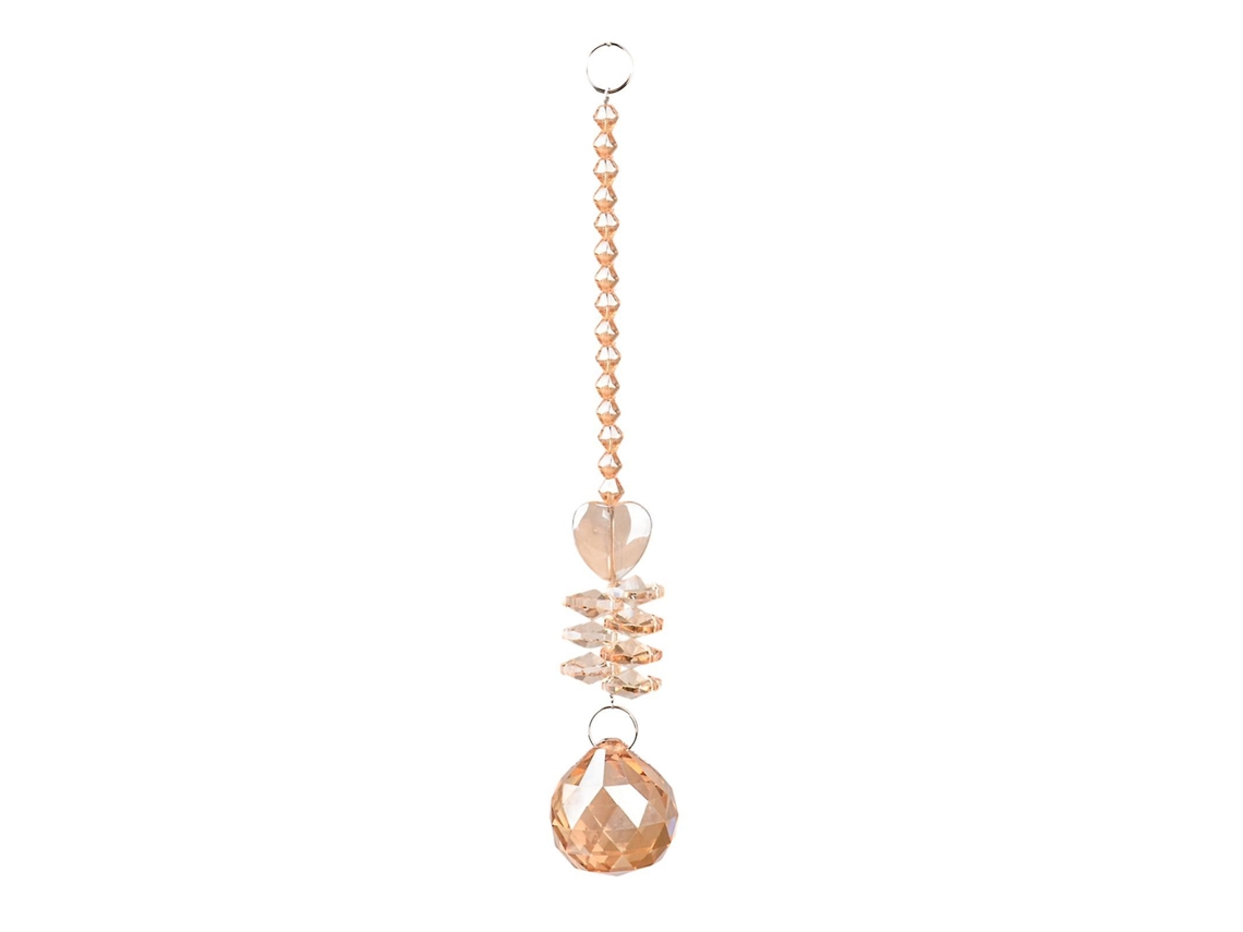 Elegante adorno colgante de cristal, creador de arcoíris, decoración para bodas, jardines o coches.