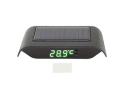 Reloj Solar Digital Led Para Coche, Accesorio Para Vehículos, Decoración, Verde