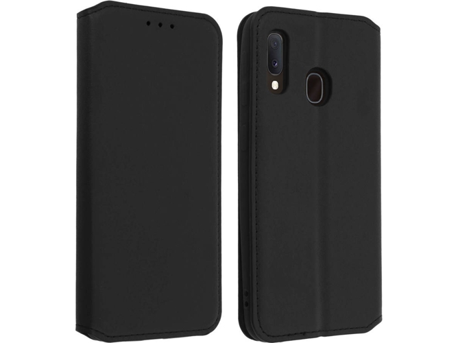 Funda Samsung Galaxy A20e AVIZAR Book Negro