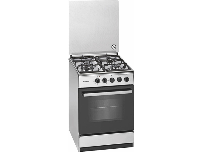 Cocina Meireles E541x horno eléctrico acero inoxidable gas 3 quemadores encimera y electrico 541 54x60cm 59