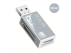 Adaptador de lector de tarjetas USB 2.0 4 en 1 Tadvyyvayotoy