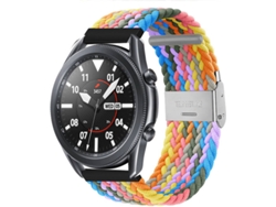 Correa Trenzada Ajustable para Samsung Galaxy Watch 4 44mm Morado Multicolor