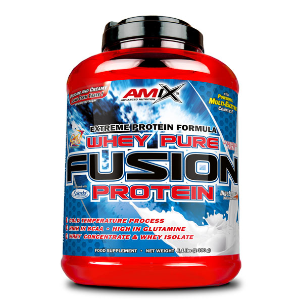 Complemento Alimentar AMIX Whey Pure Fusion (2,3 Kg - Chocolate)