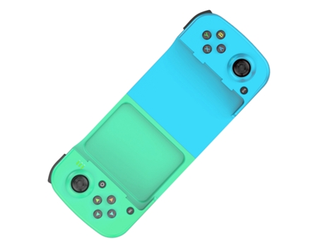 Mando Inalámbrico expandible ECELEN adecuado para juegos de teléfonos Android iOS joystick expandible (azul-verde)