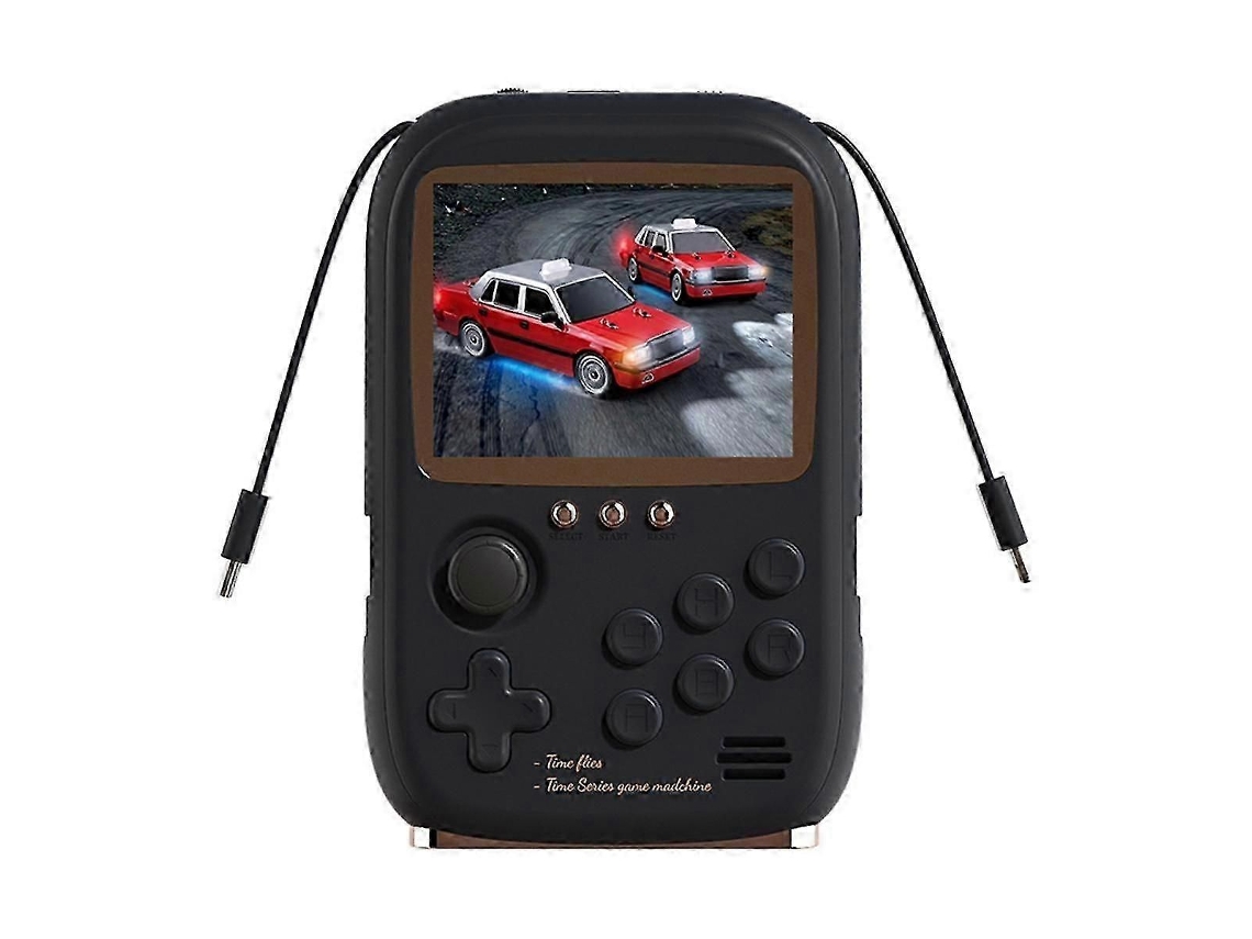 Consola de juegos portátil GOKOCO Dy 19 con más de 10.000 juegos, pantalla de 3,2 pulgadas, estilo arcade retro nostálgico y batería externa.