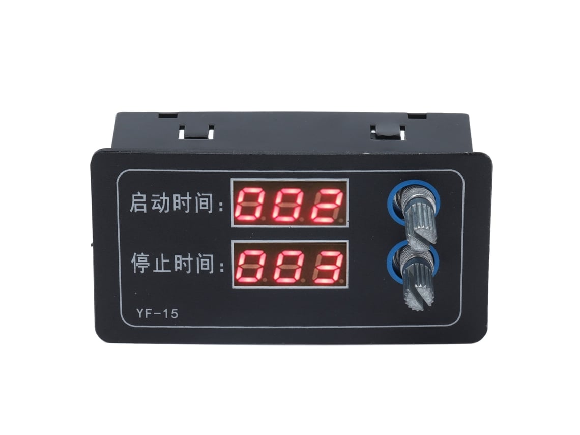 Módulo Controlador De Motor Interruptor Temporizador Digital Yf-15 Com Tela Led Para Gerador