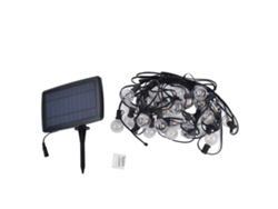 Rebe-luces De Cadena Solares G40 27led 50ft Modos De Iluminación Ip65 Para Jardín Patio Fiesta Decoración Luz Caliente