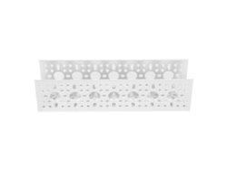 Suporte De Servo Para Braço Robótico Uchannel Beam 7 Furos 4.8x4.8cm Para Gobilda Tetrix Ftc Frc First Wro