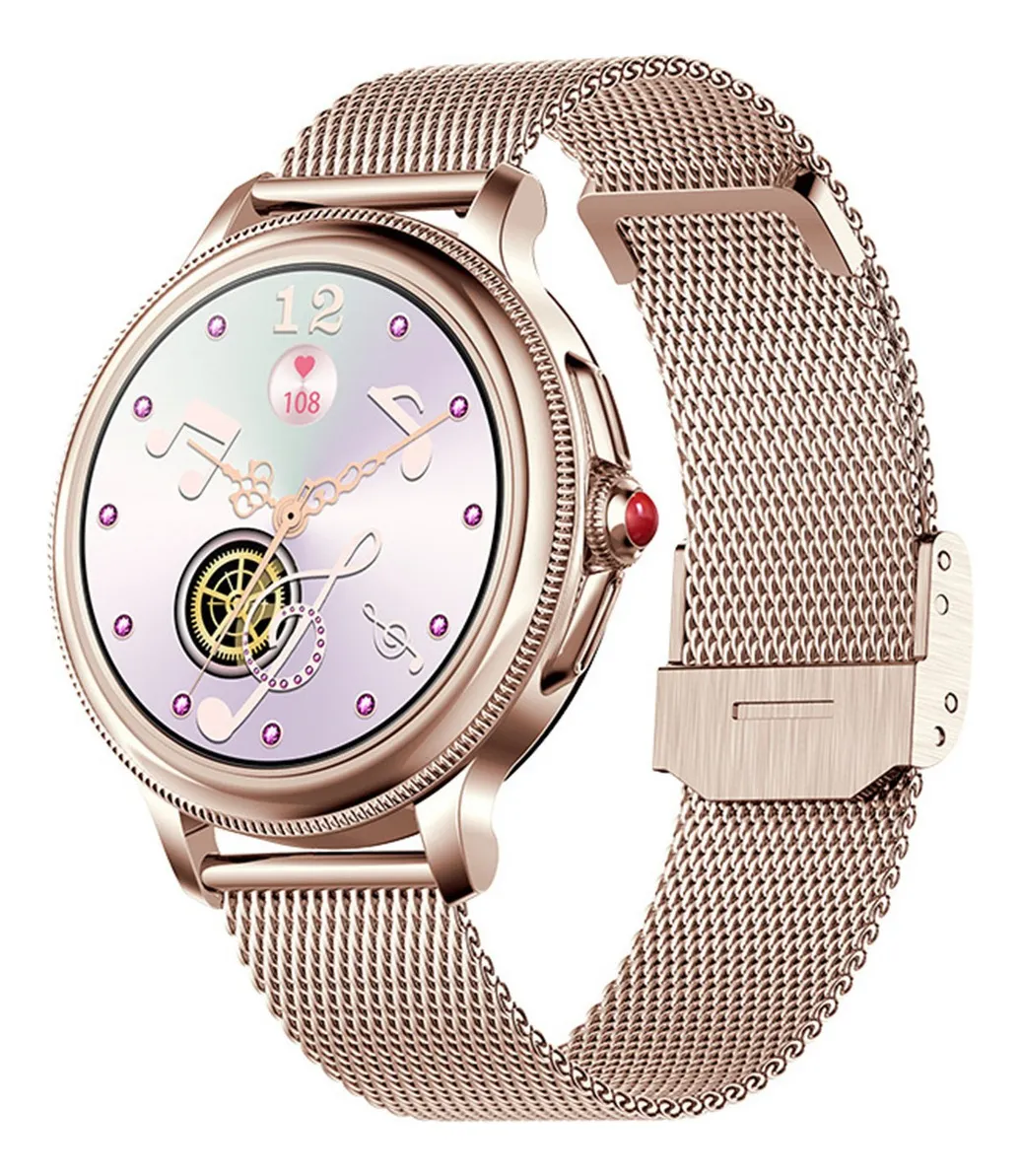 Reloj inteligente deportivo Vayotoy CF96 para mujer con llamadas Bluetooth