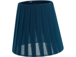 Lámpara De Tela Ligera Azul Claro Hecha A Mano, Accesorio De Luz Con Efecto Difuso Para Decoración De Interiores.