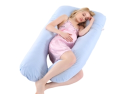 Almohada Para Embarazadas, Almohada En U Desmontable Y Lavable, Gran Cojín De Espalda
