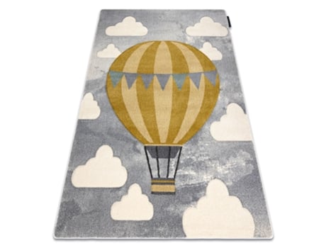 Alfombra Petit Baloon Globo, Nubes Gris (180 x 270 cm)