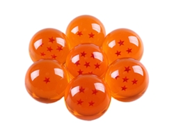 Set De 7 Bolas Transparentes De Anime Con Estrellas Para Colección De Cosplay, Regalo Unisex.