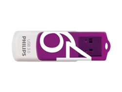 Philips Fm64Fd00B Unidad de memoria USB 64Gb Usb Tipo-A 3.2 Gen 1 3.1 Gen 1 Púrpura Blanco