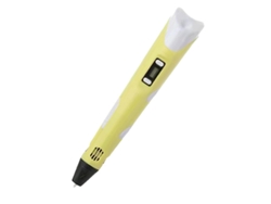Bolígrafo inteligente 3D SZSMART de Plumas impresas El cable USB de Juguete Interactivo 3M x 3 colores PLA/ABS - Amarillo