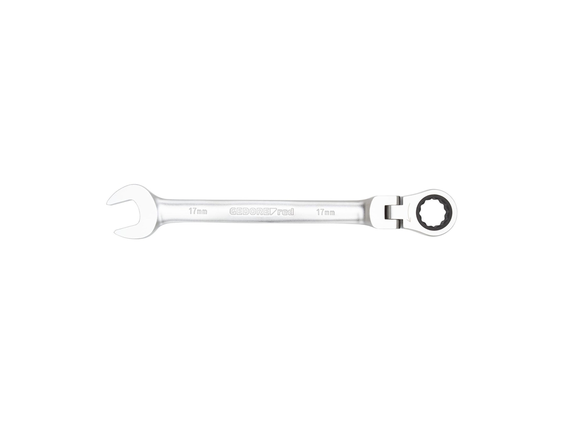 Llave Combinada De Carraca Articulada 17 Mm 231 Mm (3300883) GEDORE RED R07300170