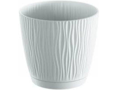 Maceta PROSPERPLAST Sandy P (Blanco - 18.8 x 18.8 x 17.5 cm)