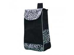 Bolsa de compras plegable, bolsa de compras impermeable, bolsa con bolsillos laterales dobles, accesorios para carrito de compras plegables