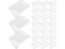 Organizador Divisor Plástico 40 Piezas Puerta Refrigerador Estantes Alimentos Organiza Evita Caigan