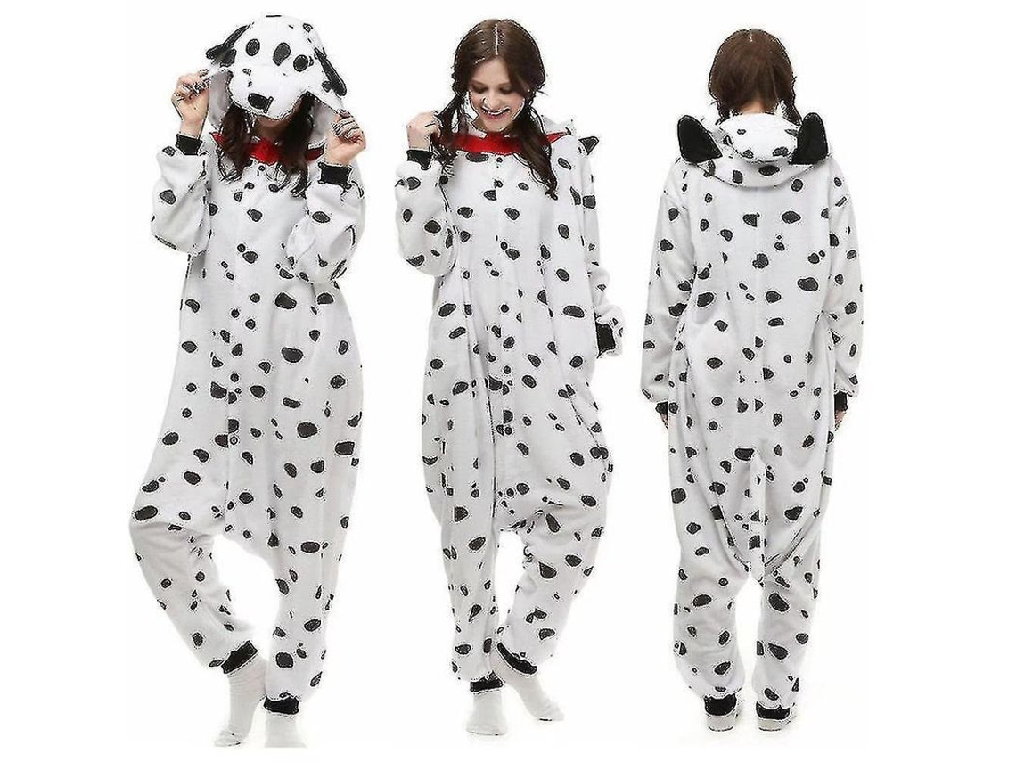 Pijama Unisex De Disfraz De Dálmata Para Adultos, Mono De Franela Estilo Anime, Tallas S A Xl
