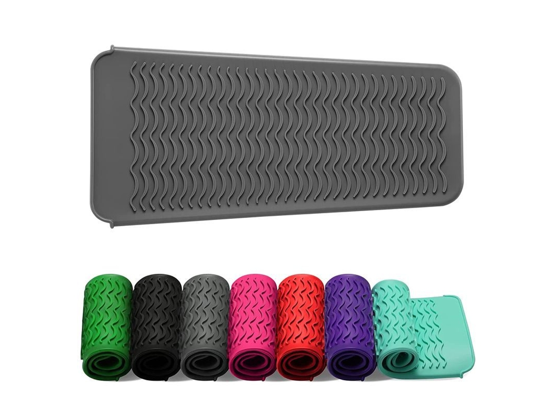 Bolsa De Silicona Resistente Al Calor Para Planchas De Pelo, Alisadores Y Herramientas Térmicas (gris)