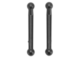 2pcs Conjunto De Enlace De Dirección Delantera Plástico Para Coche Rc Hs 1:18 Piezas De Mejora