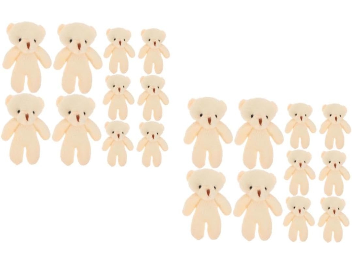 40 Mini Colgantes Compactos, Regalos Cumpleaños Fiestas. Decorativos De Osos, Suaves Y Ideales Para