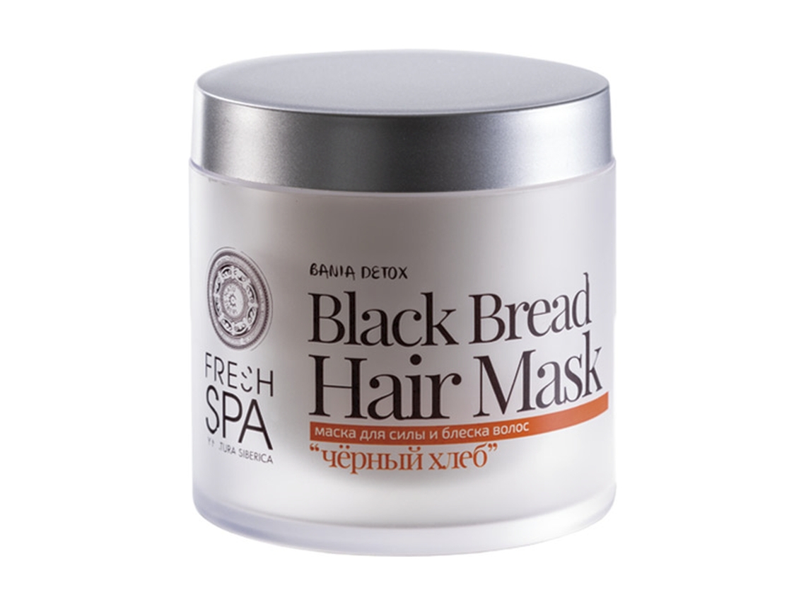 Natura Siberica - Máscara Capilar Aumento de Crescimento Pão Preto 400 ml de creme