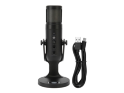Micrófono De Condensador Usb Con Luz Rgb, Micrófono De Grabación Giratorio Para Ordenador Portátil Y Pc (ios)