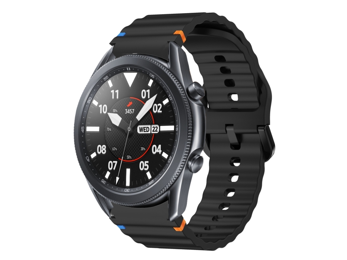 Correa para Samsung Galaxy Watch 3 (41 mm) - Silicona cosida con diseño de ondas