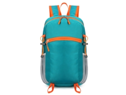 Mochila de senderismo para exteriores, fabricada en poliéster impermeable y ligero, color azul Hexinyigjly
