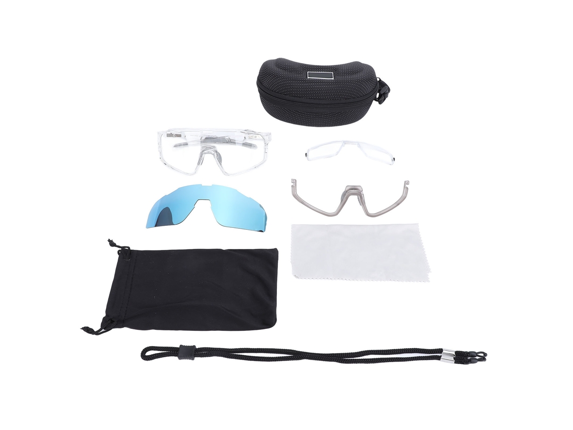 Jinwei-gafas De Ciclismo Polarizadas Antiviento Con Lentes Fotocrómicas Transparentes Y Lentes Polarizadas Azul Glaciar Para Miopes