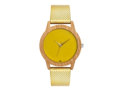 Reloj De Cuarzo De Moda Con Correa De Silicona Para Hombres Y Mujeres Pulsera Oro