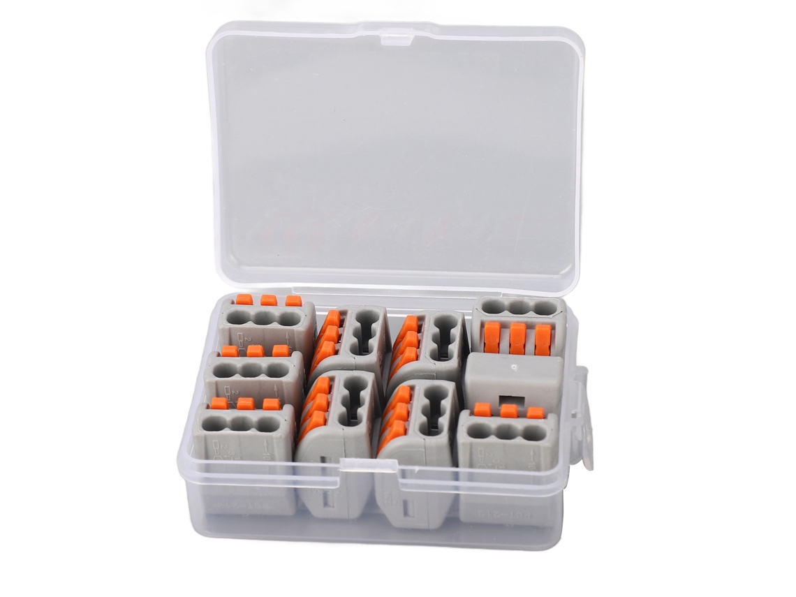 Kit Compacto De Conectores De Palanca Para Cables, Para Conexiones Eléctricas Rápidas Y Seguras, 10 Piezas.